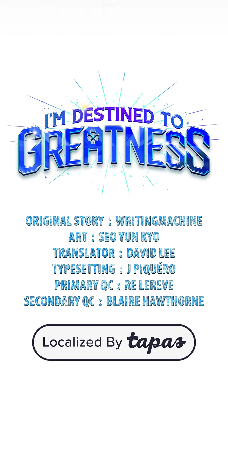 Read I'm Destined to Greatness EN Manga Online
