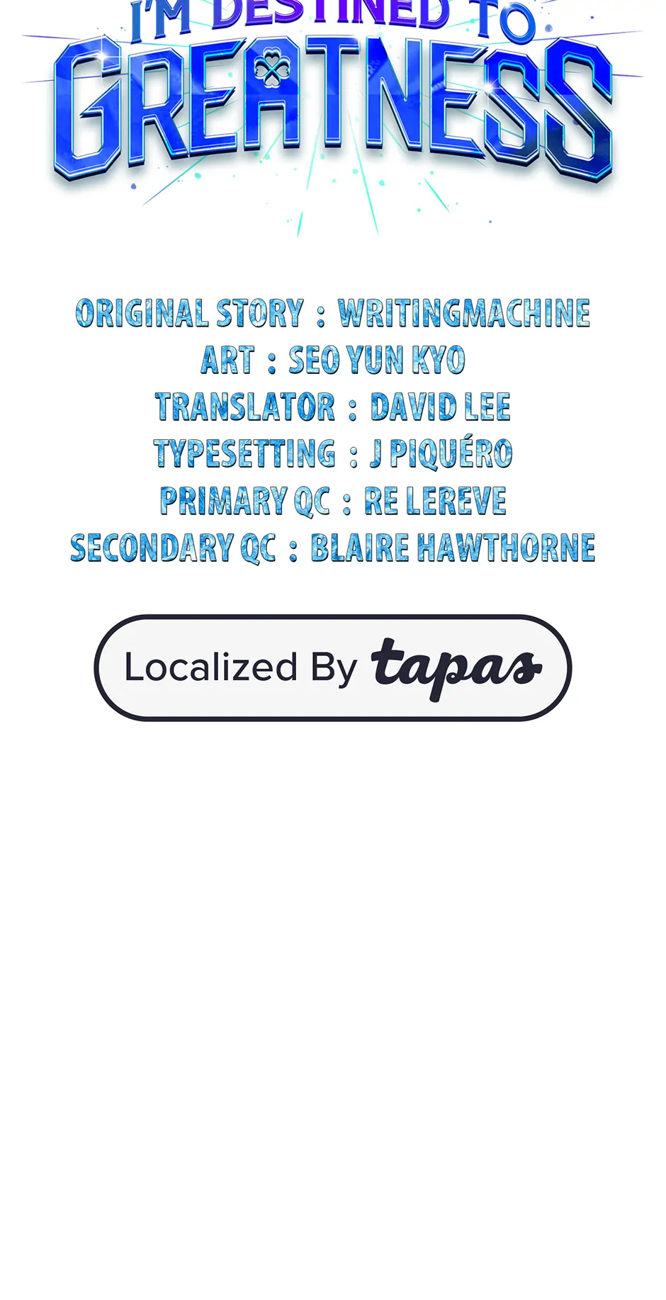 Read I'm Destined to Greatness EN Manga Online