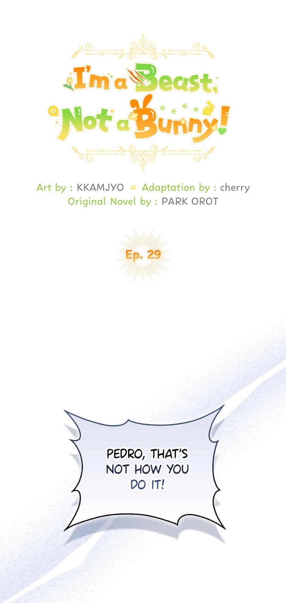 Read I'm a Beast, Not a Bunny! EN Manga Online