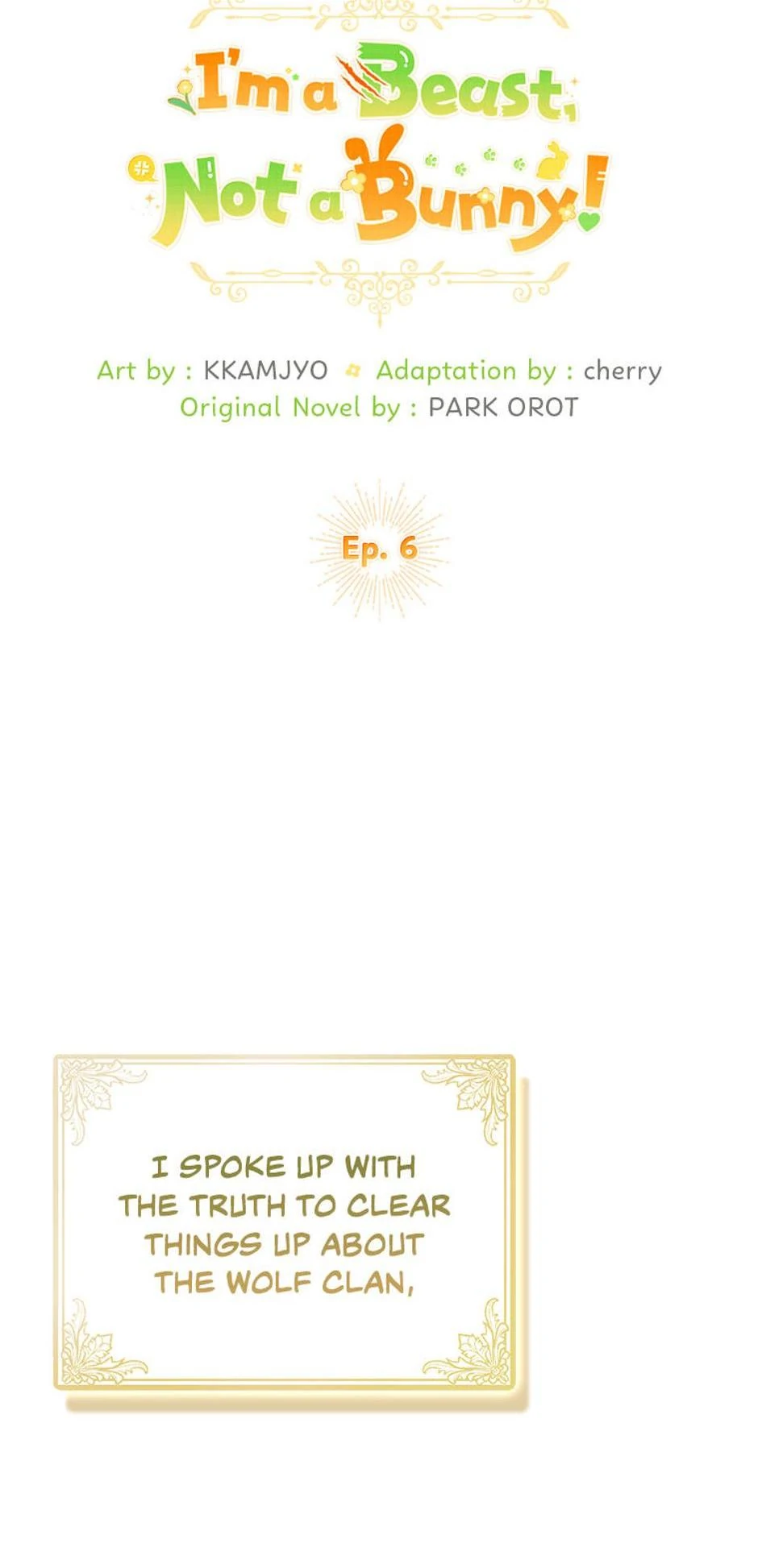 Read I'm a Beast, Not a Bunny! EN Manga Online