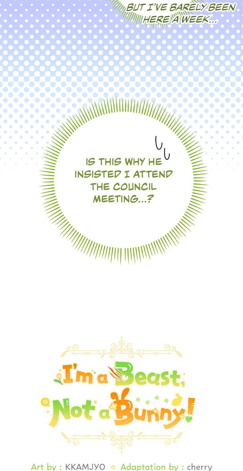 Read I'm a Beast, Not a Bunny! EN Manga Online
