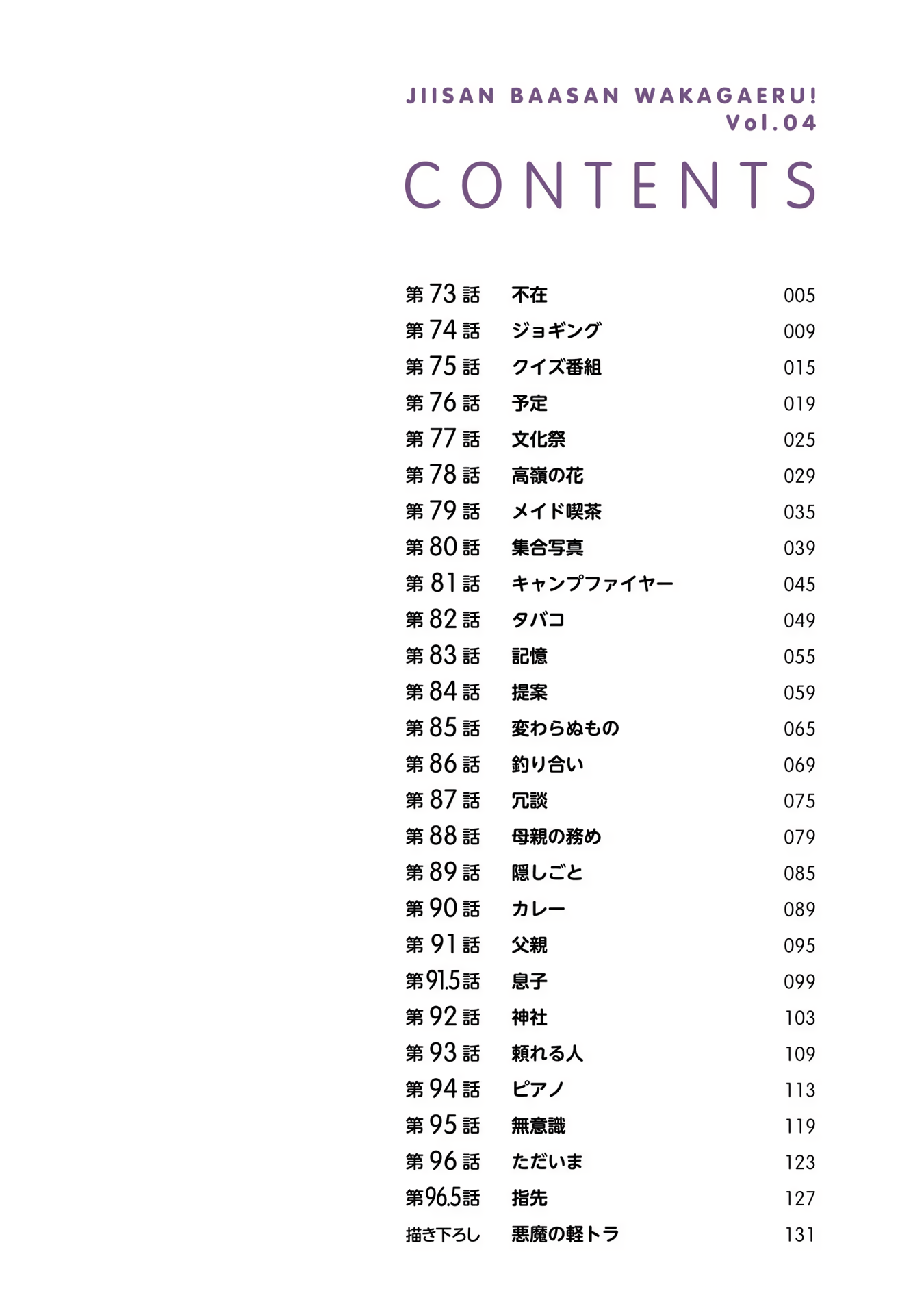 Read Jiisan Baasan Wakagaeru EN Manga Online