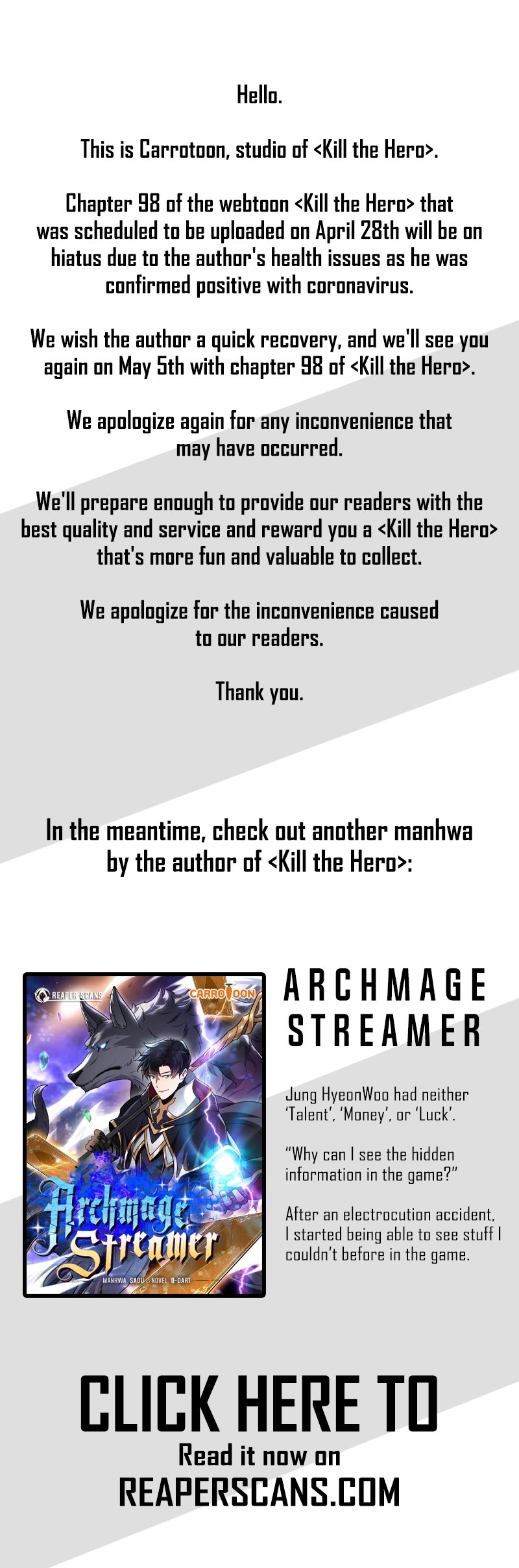 Read Kill the Hero EN Manga Online