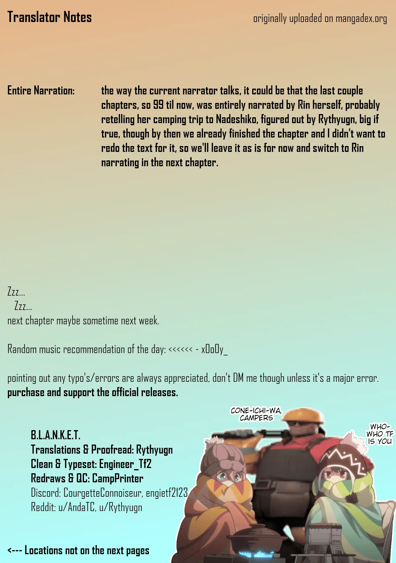 Read Laid-Back Camp EN Manga Online