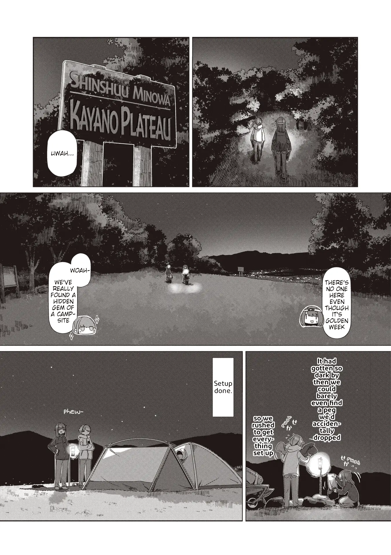 Read Laid-Back Camp EN Manga Online