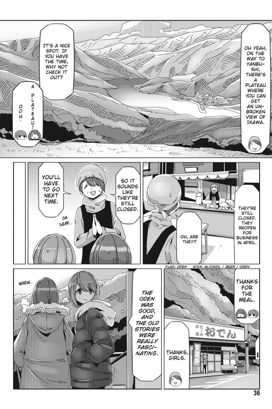 Read Laid-Back Camp EN Manga Online