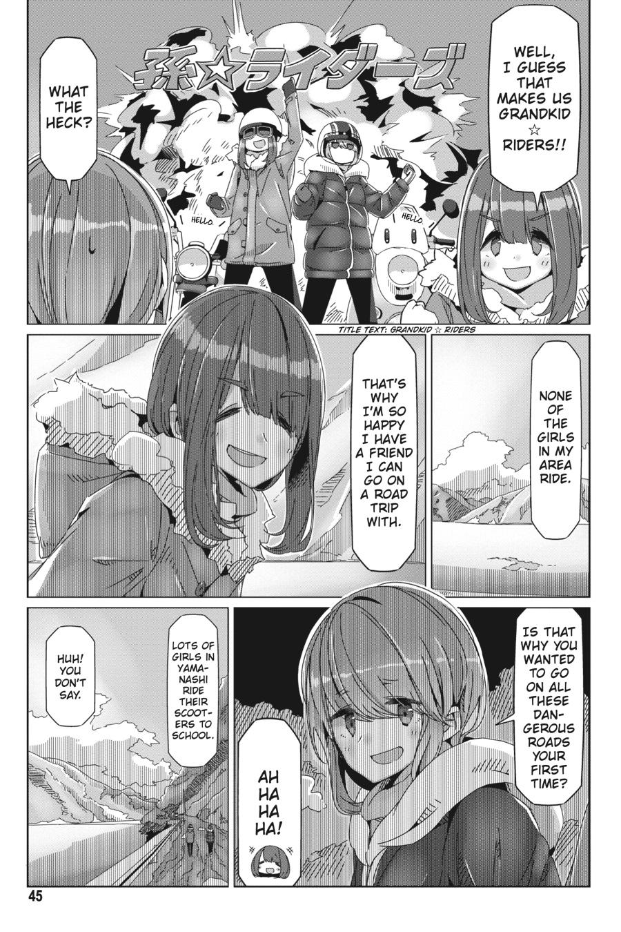 Read Laid-Back Camp EN Manga Online