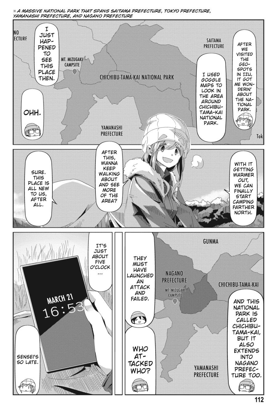 Read Laid-Back Camp EN Manga Online