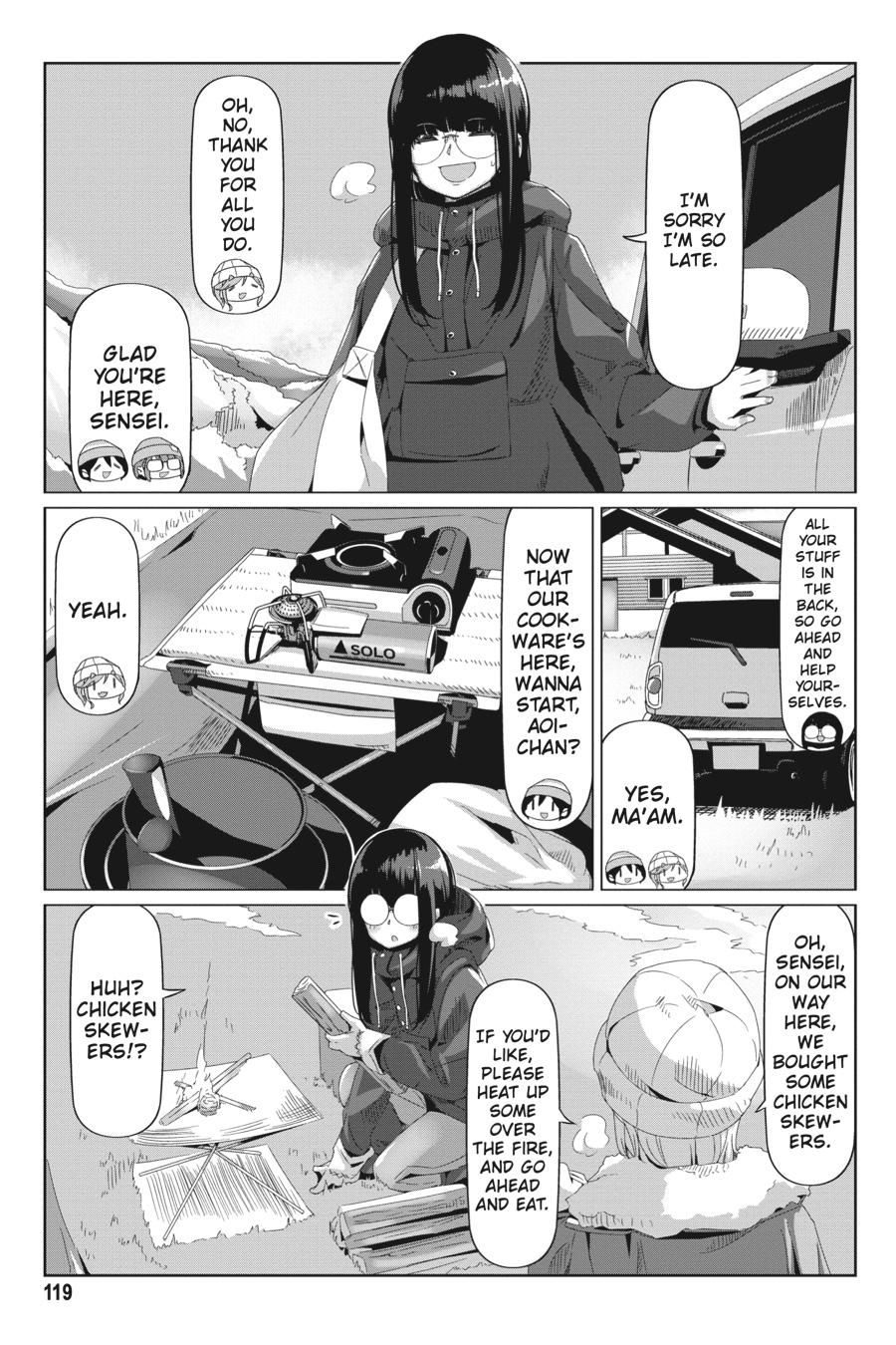 Read Laid-Back Camp EN Manga Online