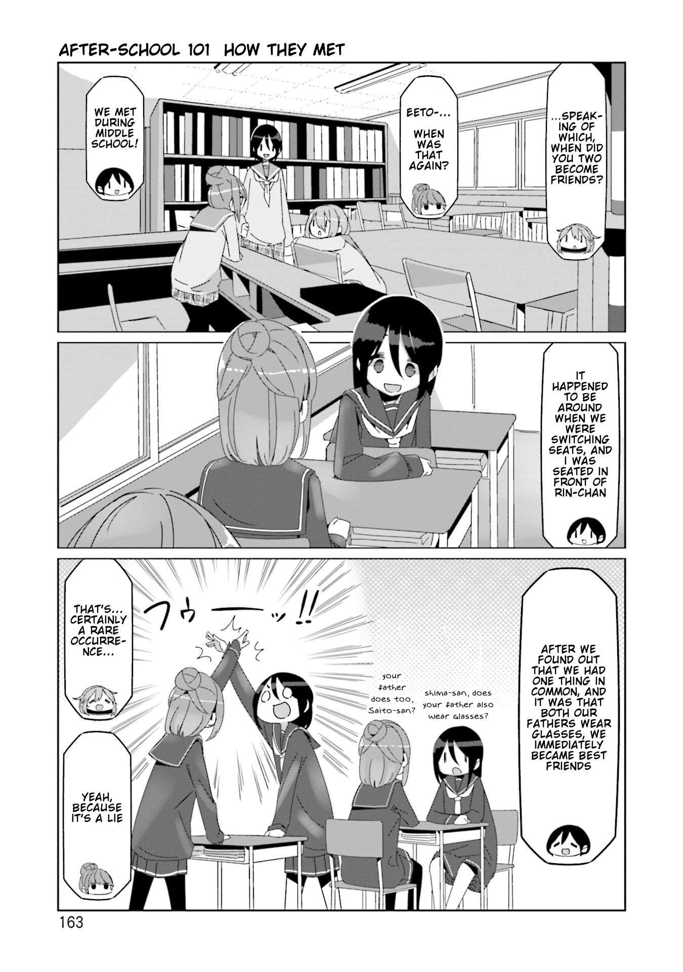 Read Laid-Back Camp EN Manga Online