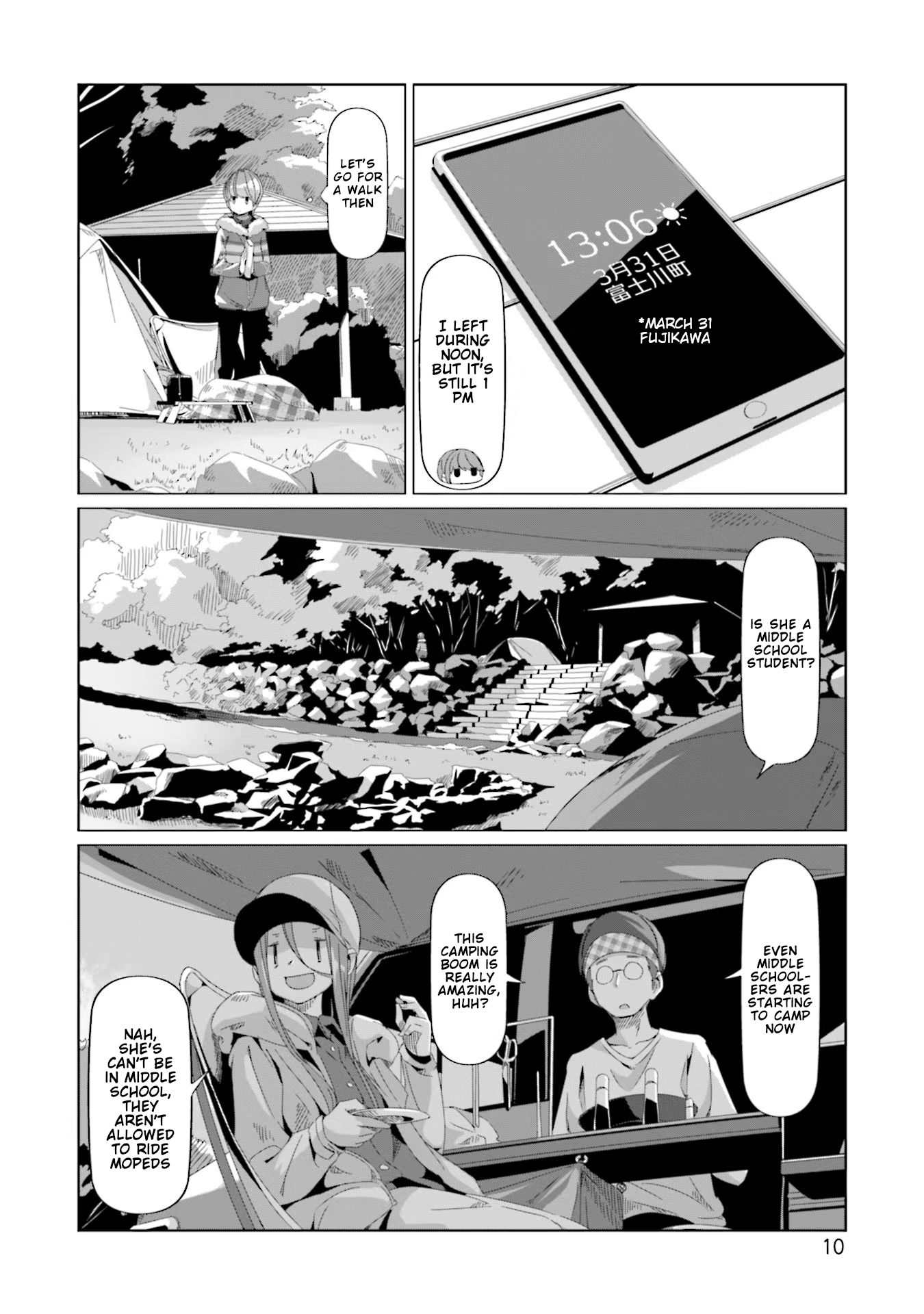 Read Laid-Back Camp EN Manga Online