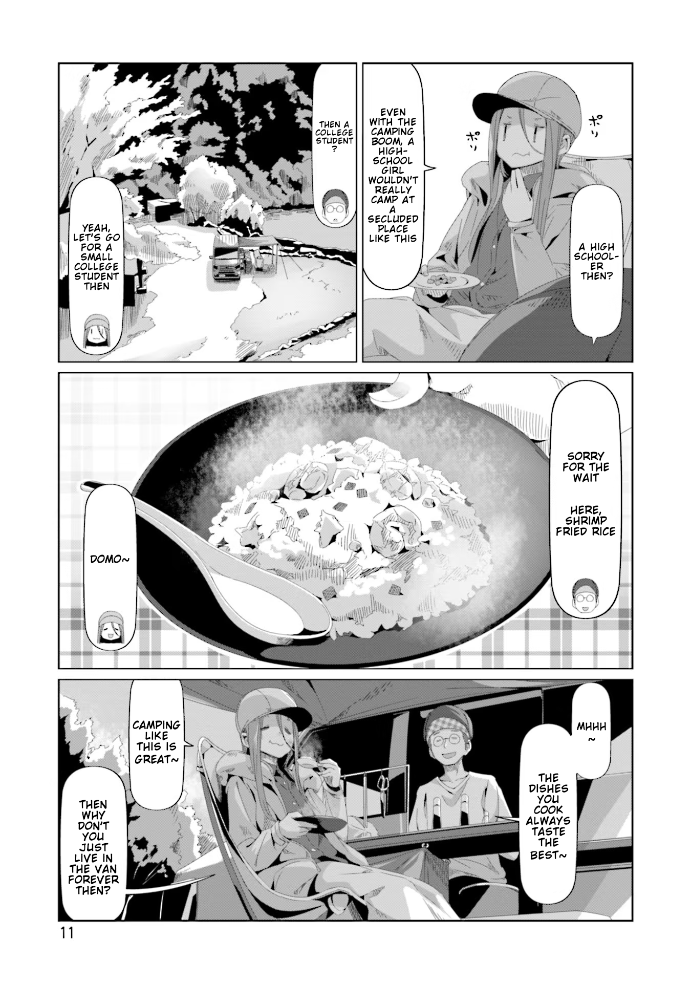 Read Laid-Back Camp EN Manga Online