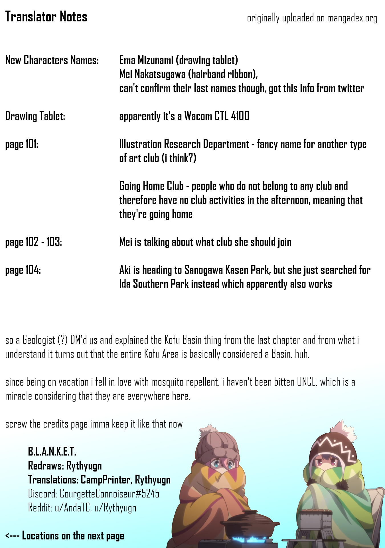 Read Laid-Back Camp EN Manga Online