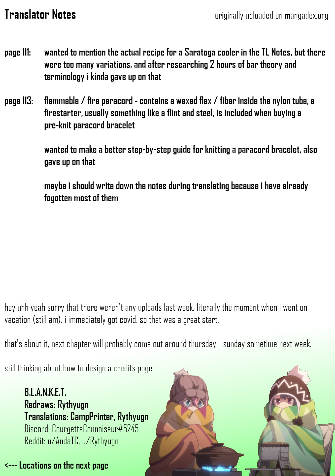 Read Laid-Back Camp EN Manga Online