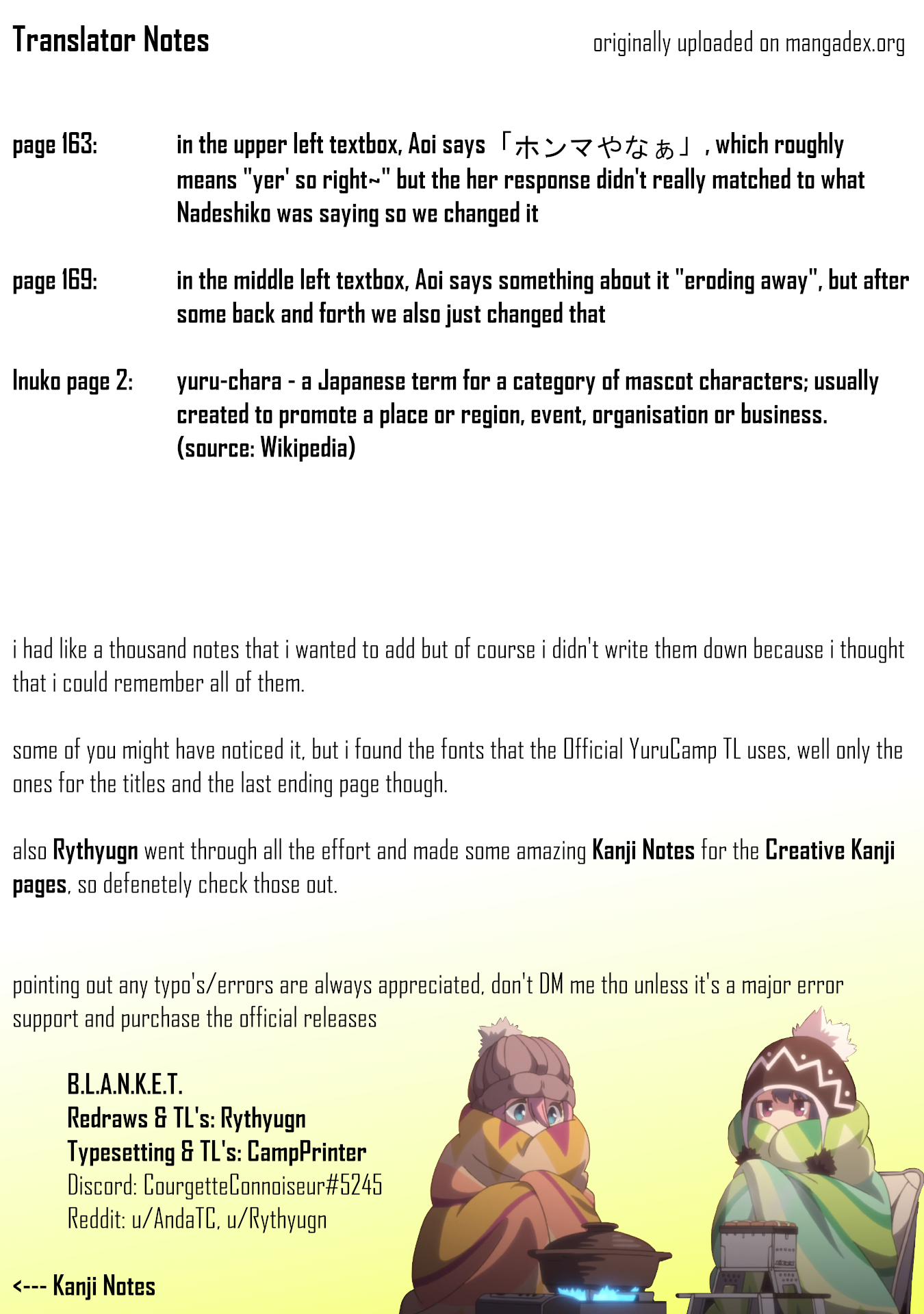 Read Laid-Back Camp EN Manga Online