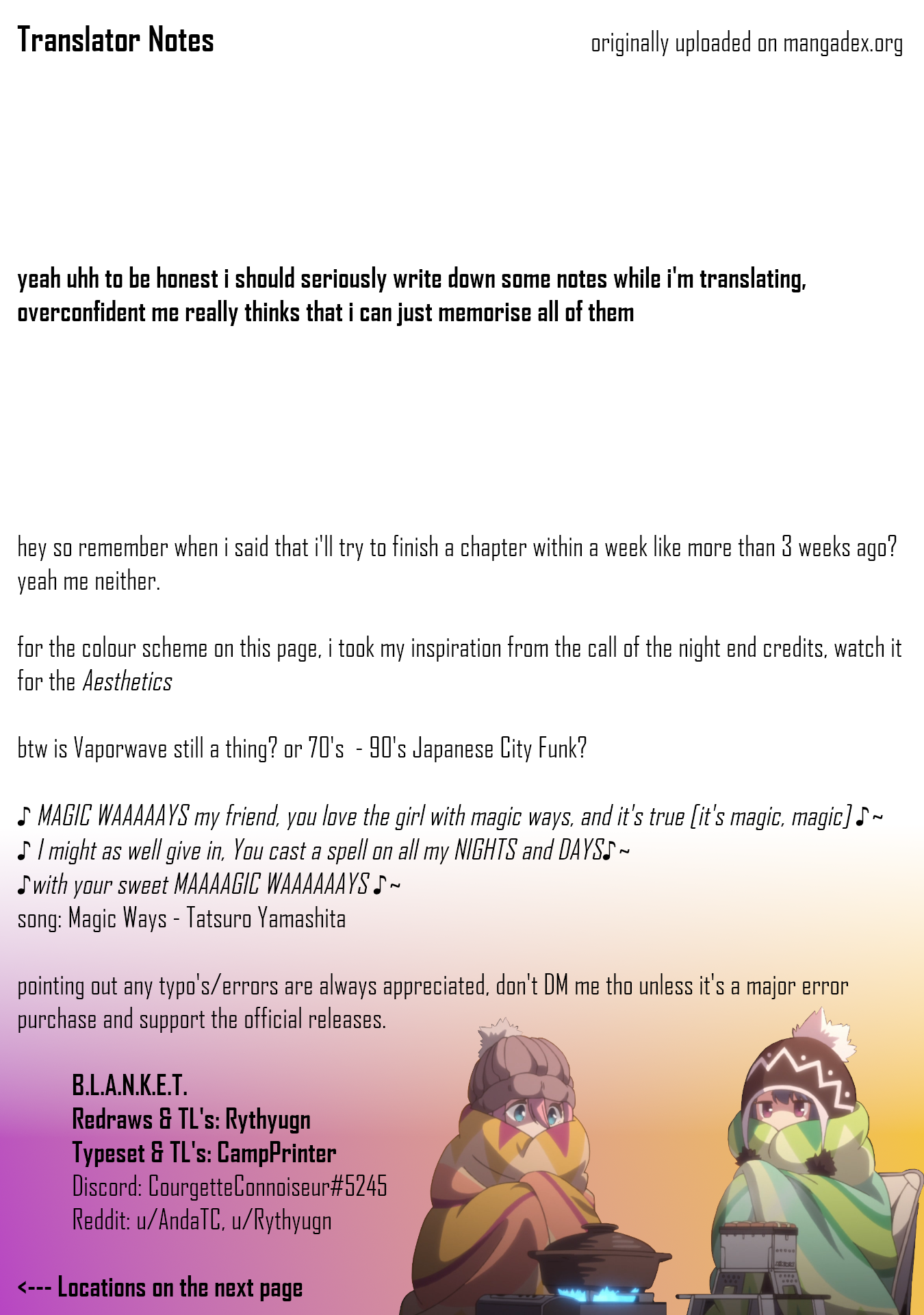 Read Laid-Back Camp EN Manga Online