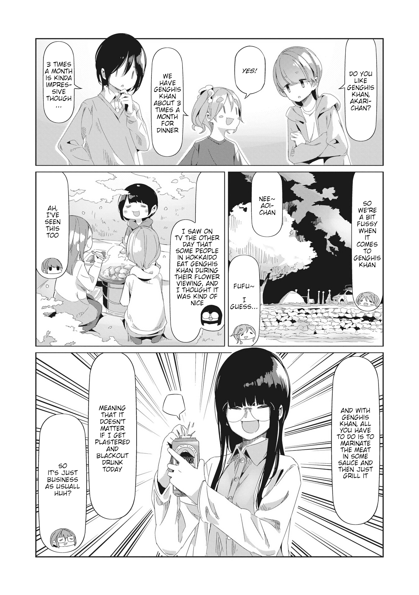 Read Laid-Back Camp EN Manga Online