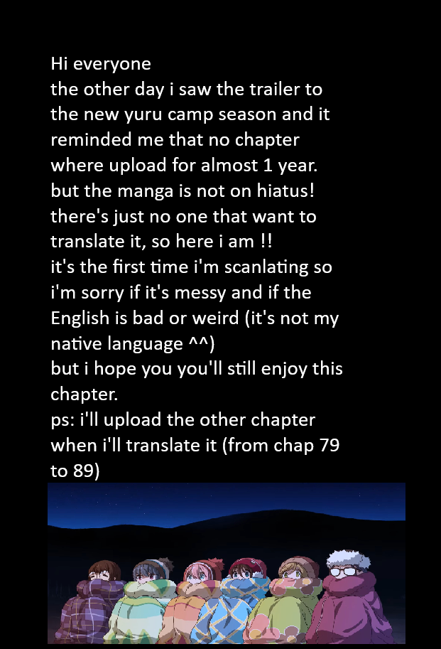 Read Laid-Back Camp EN Manga Online