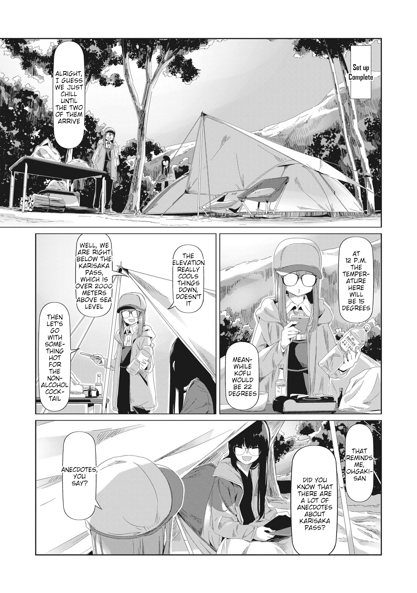 Read Laid-Back Camp EN Manga Online