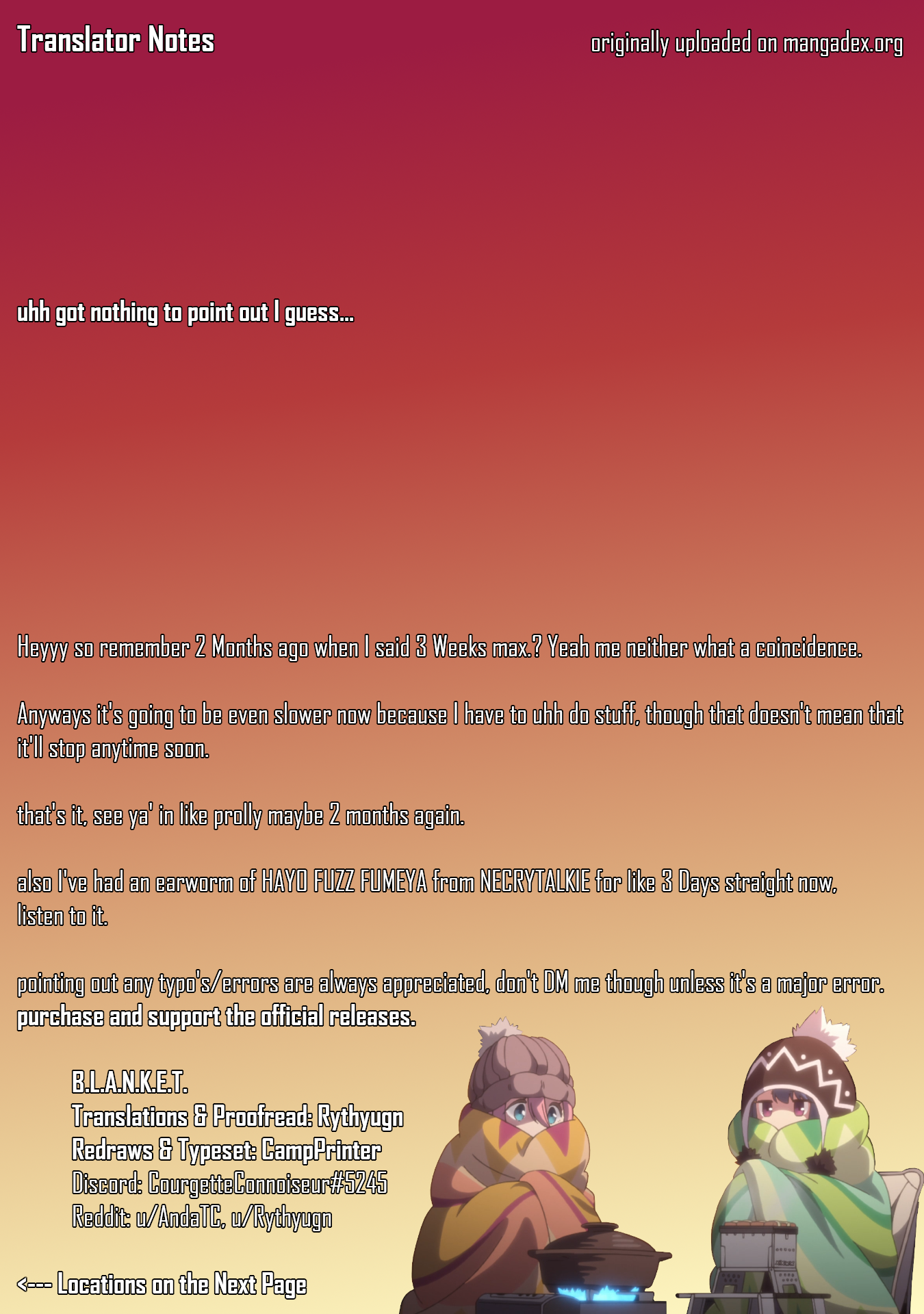 Read Laid-Back Camp EN Manga Online