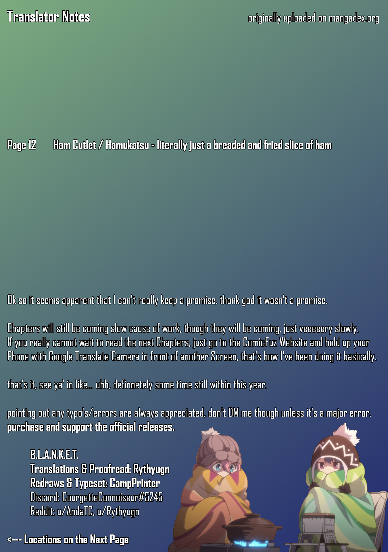 Read Laid-Back Camp EN Manga Online