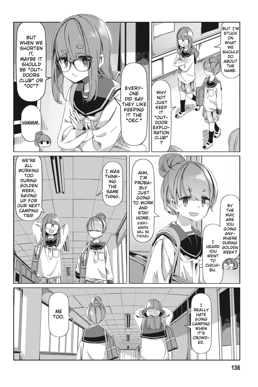 Read Laid-Back Camp EN Manga Online