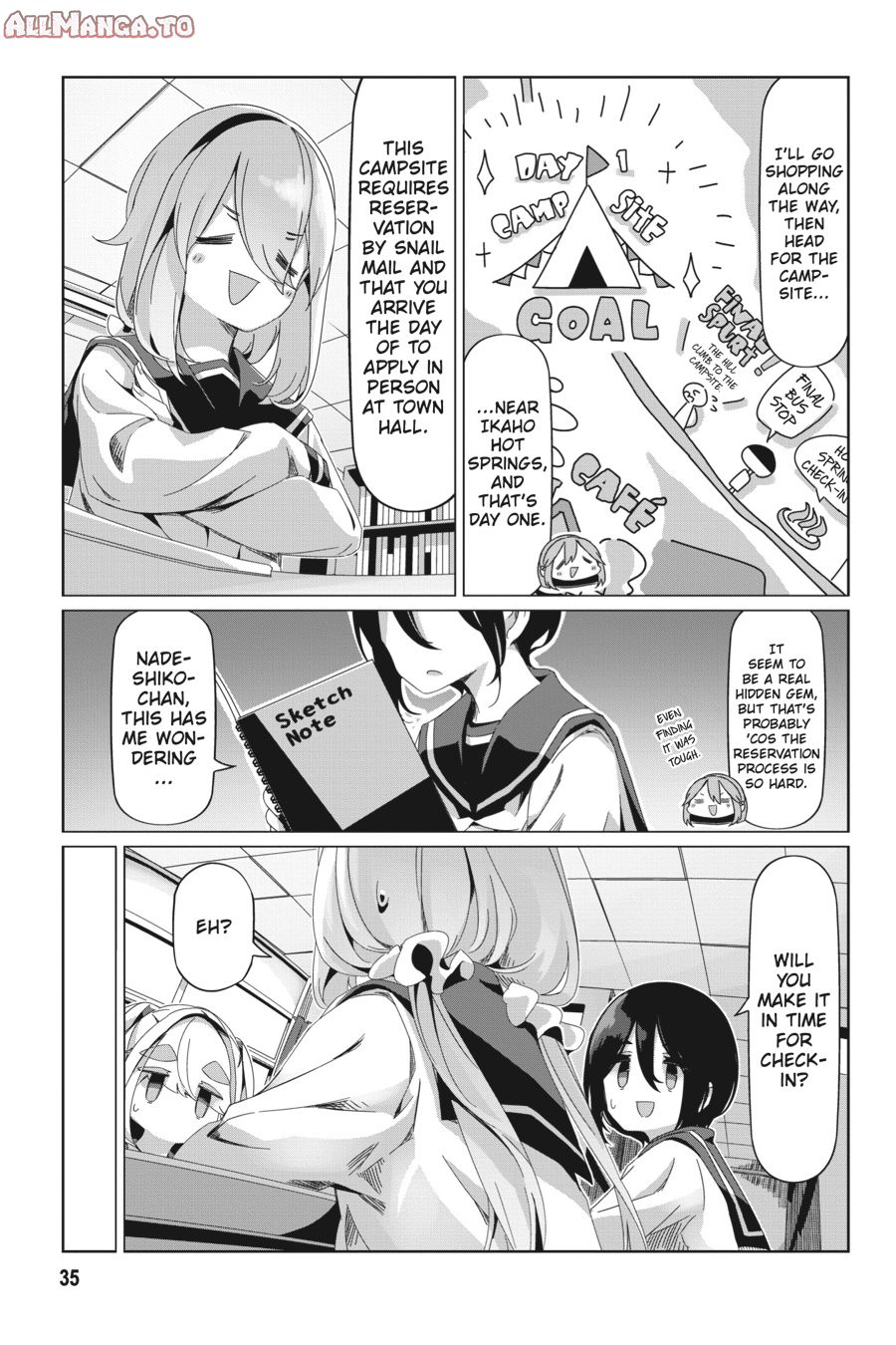 Read Laid-Back Camp EN Manga Online