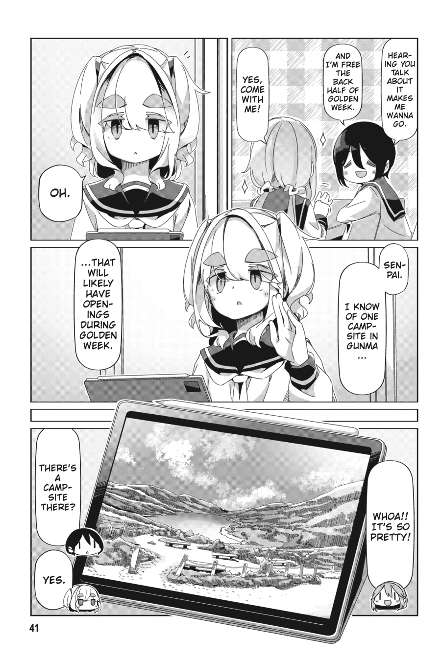 Read Laid-Back Camp EN Manga Online