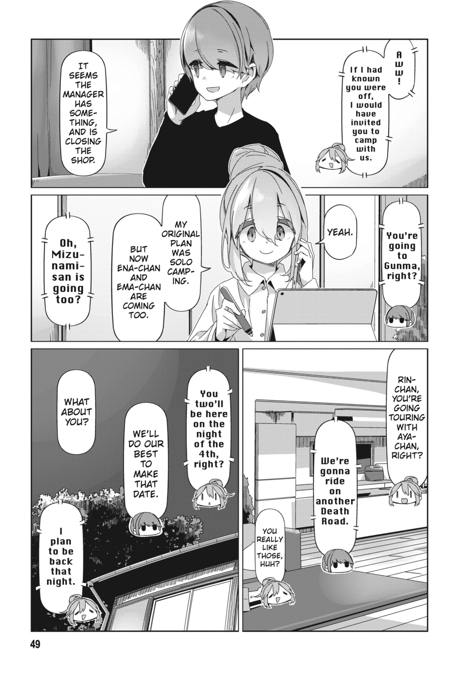 Read Laid-Back Camp EN Manga Online