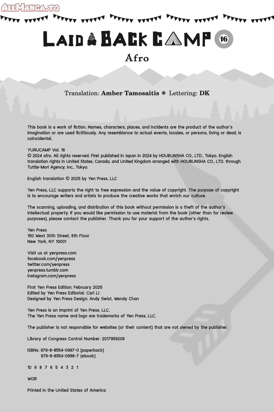 Read Laid-Back Camp EN Manga Online