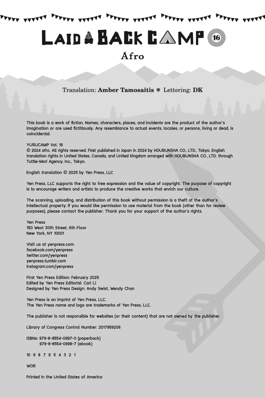 Read Laid-Back Camp EN Manga Online