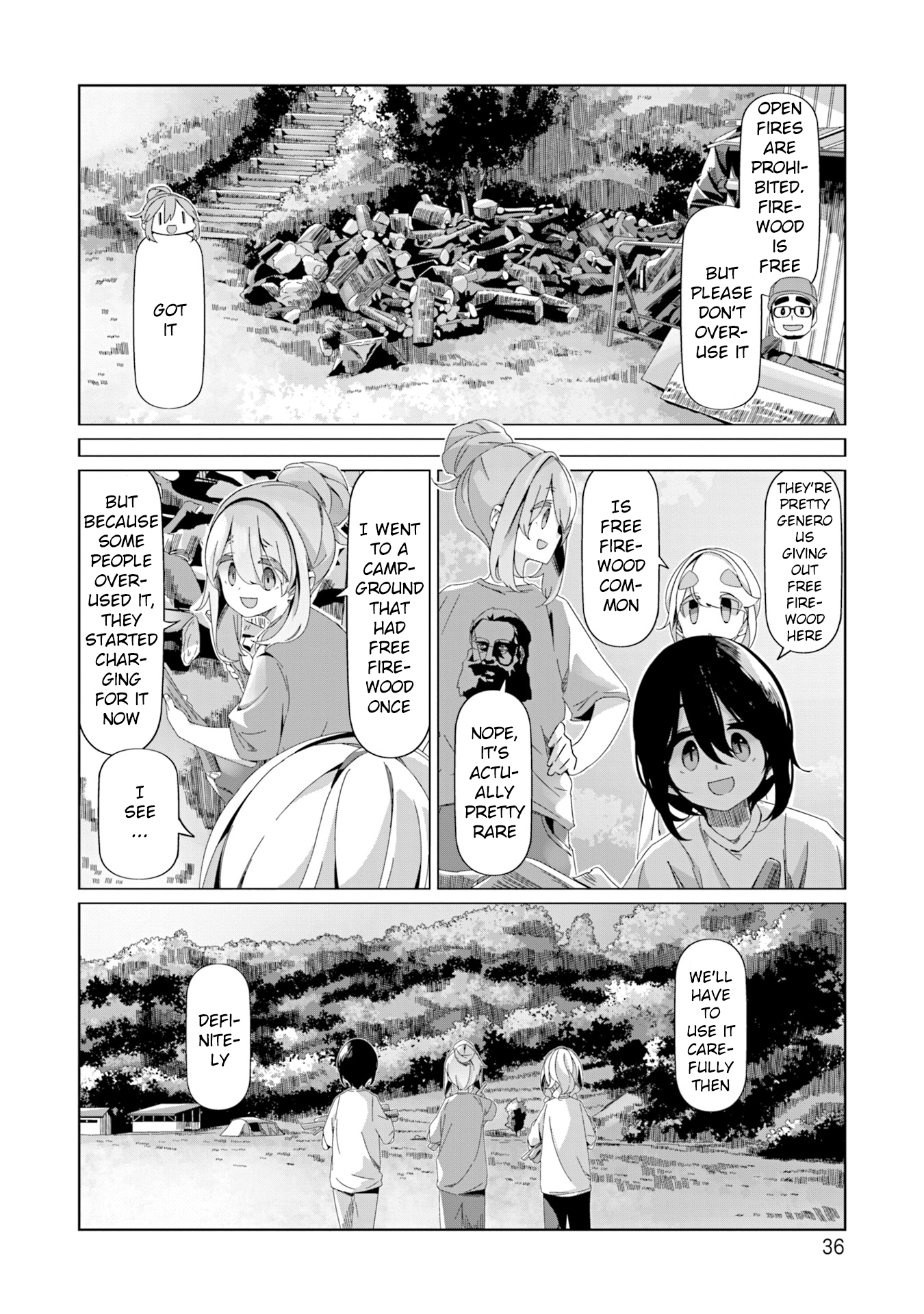 Read Laid-Back Camp EN Manga Online