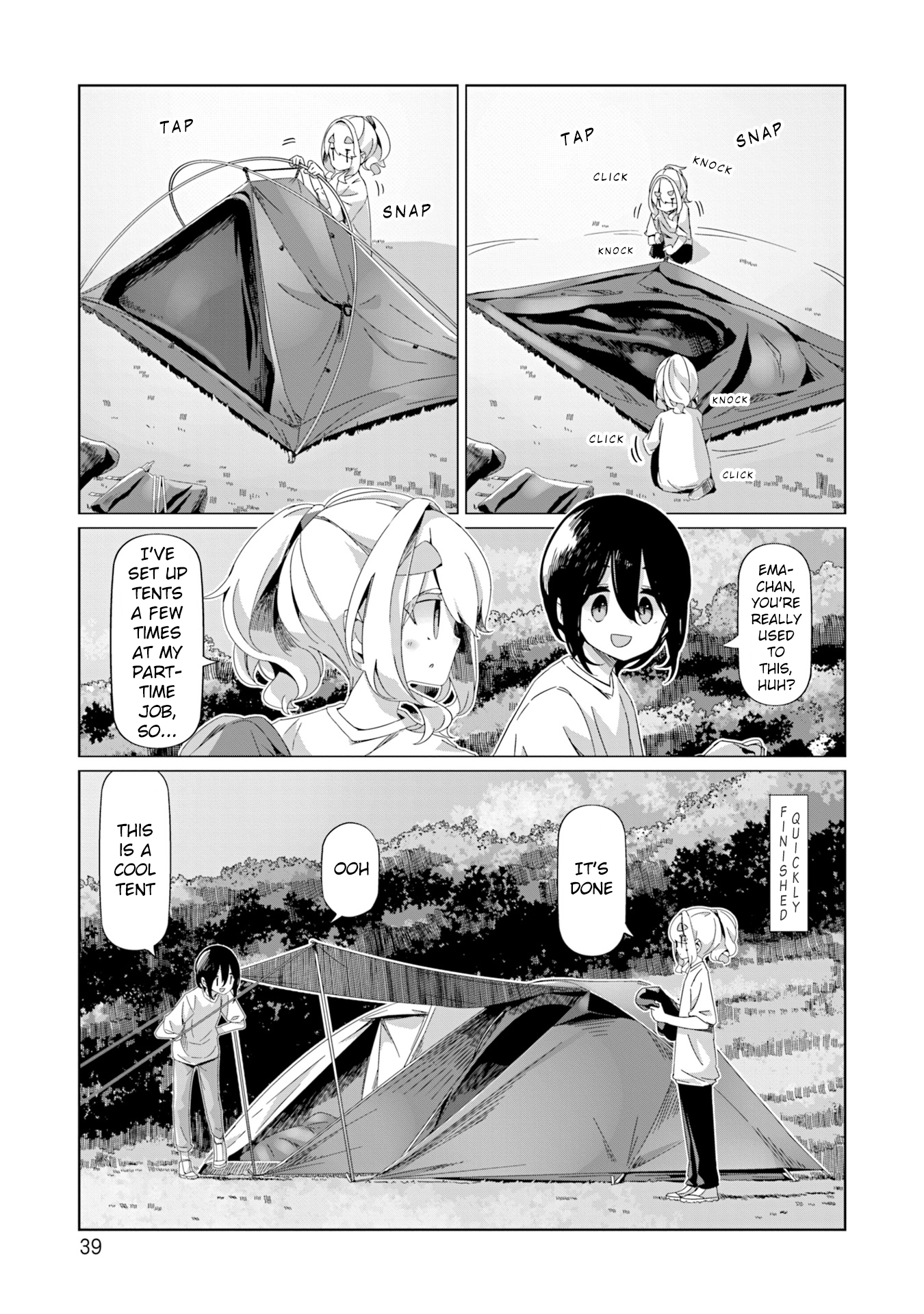 Read Laid-Back Camp EN Manga Online