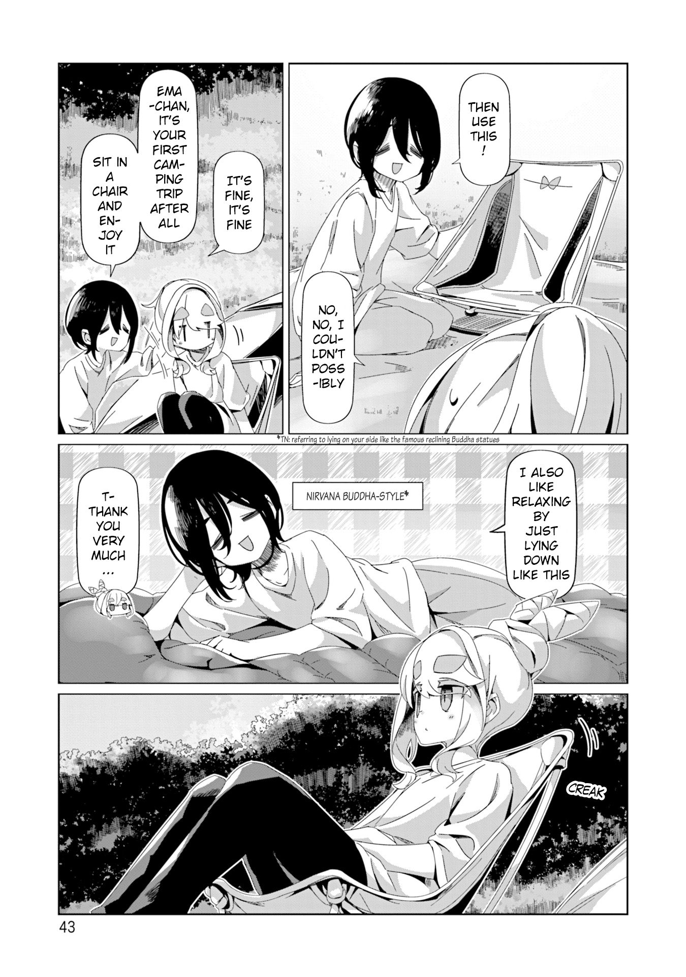 Read Laid-Back Camp EN Manga Online