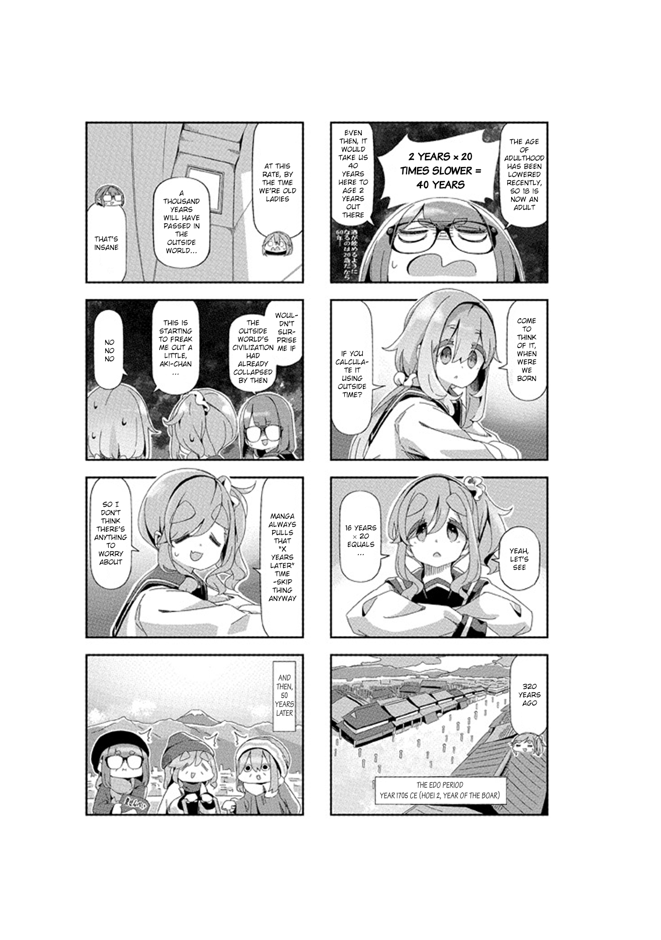 Read Laid-Back Camp EN Manga Online