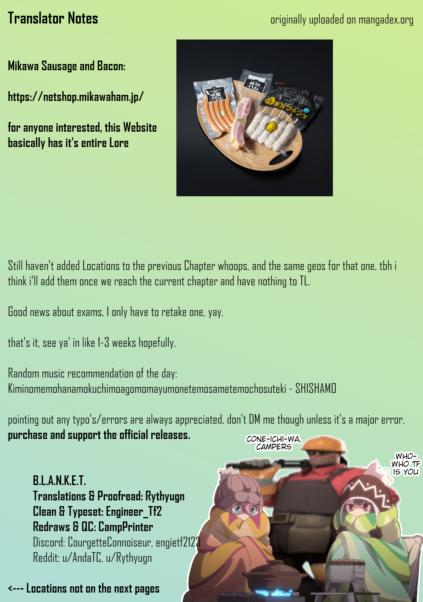 Read Laid-Back Camp EN Manga Online