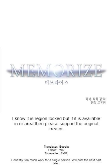 Read Memorize EN Manga Online