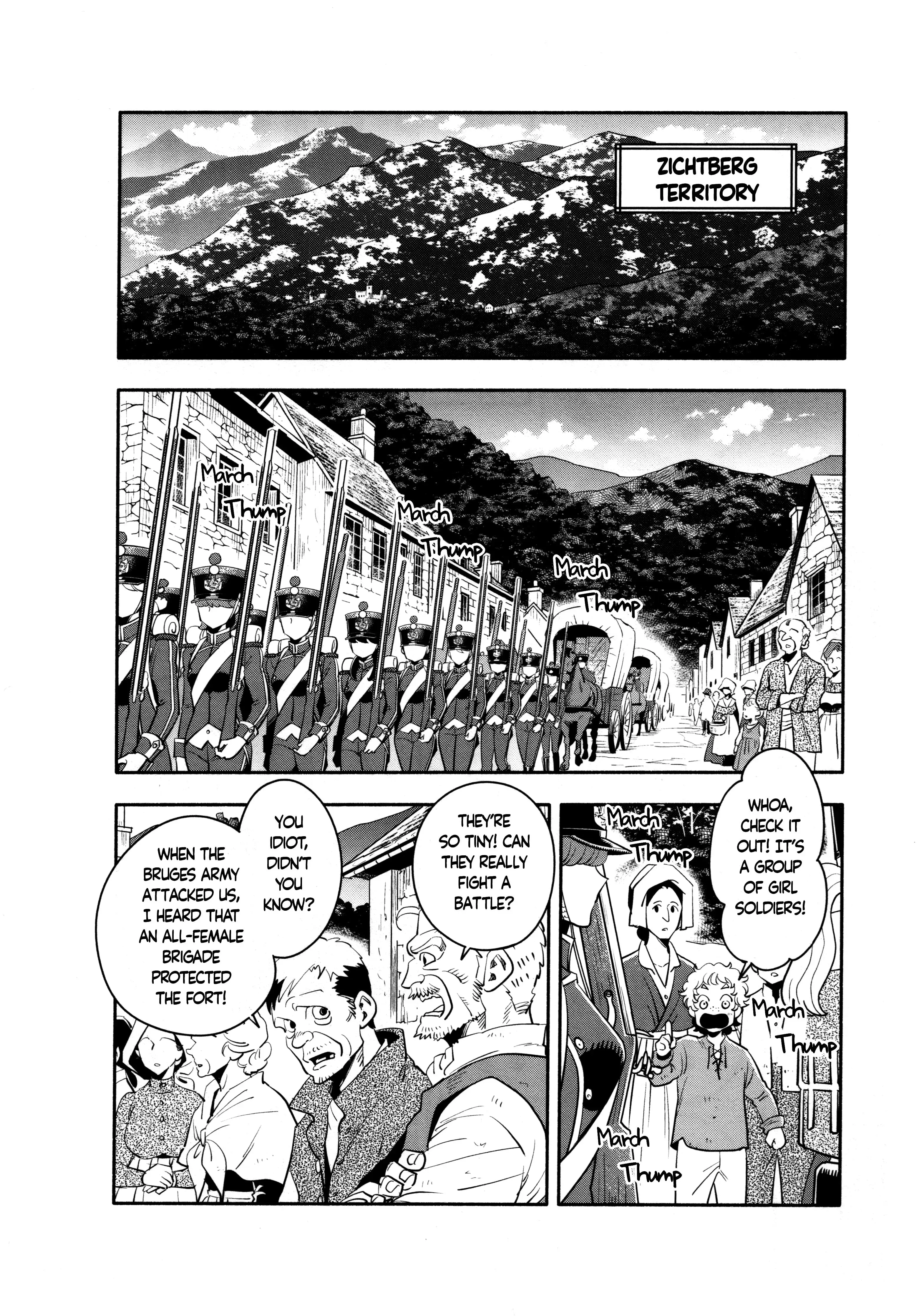 Read Musket Girls! Tensei Sanbou to Senretsu Otome-tachi EN Manga Online