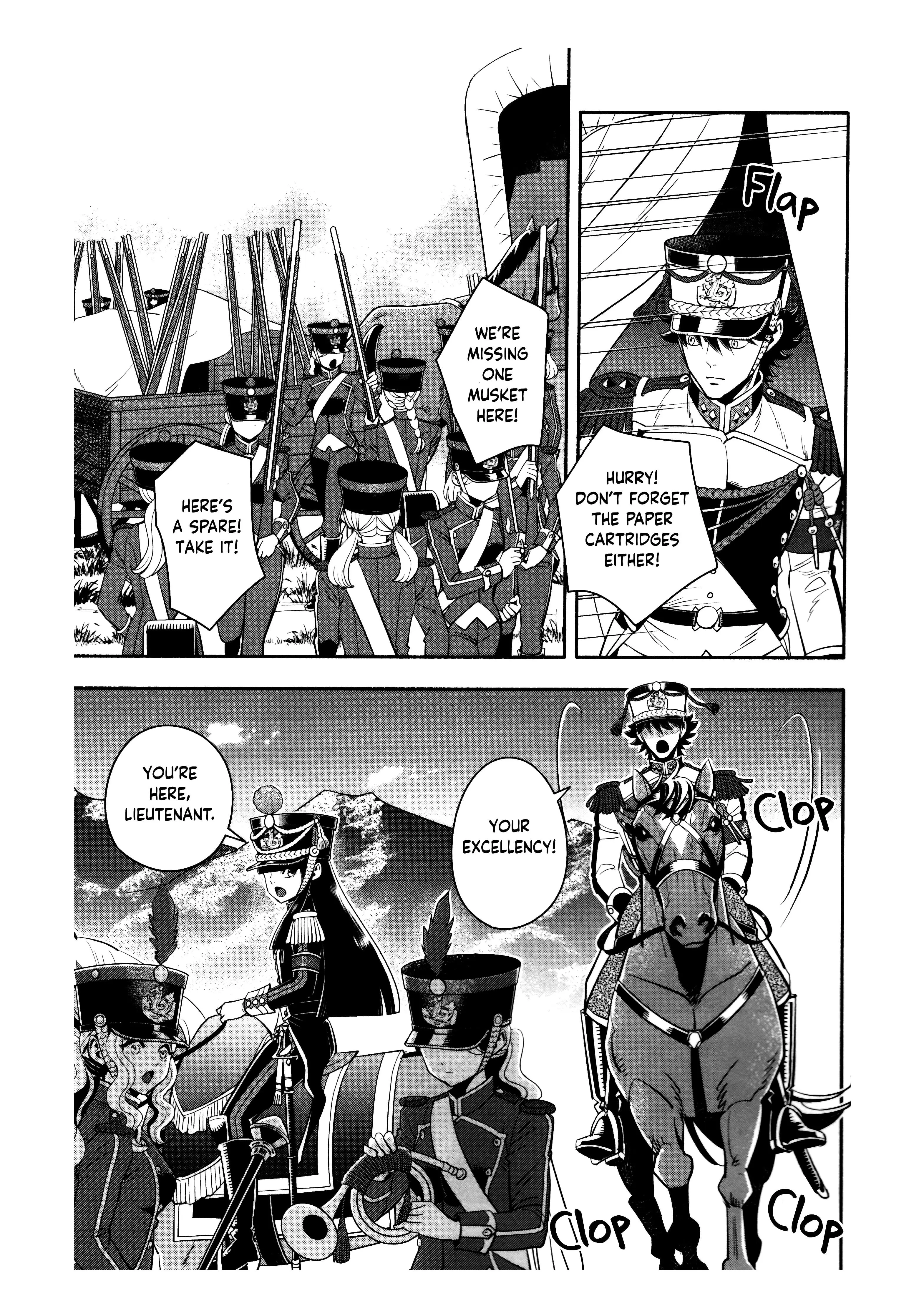 Read Musket Girls! Tensei Sanbou to Senretsu Otome-tachi EN Manga Online