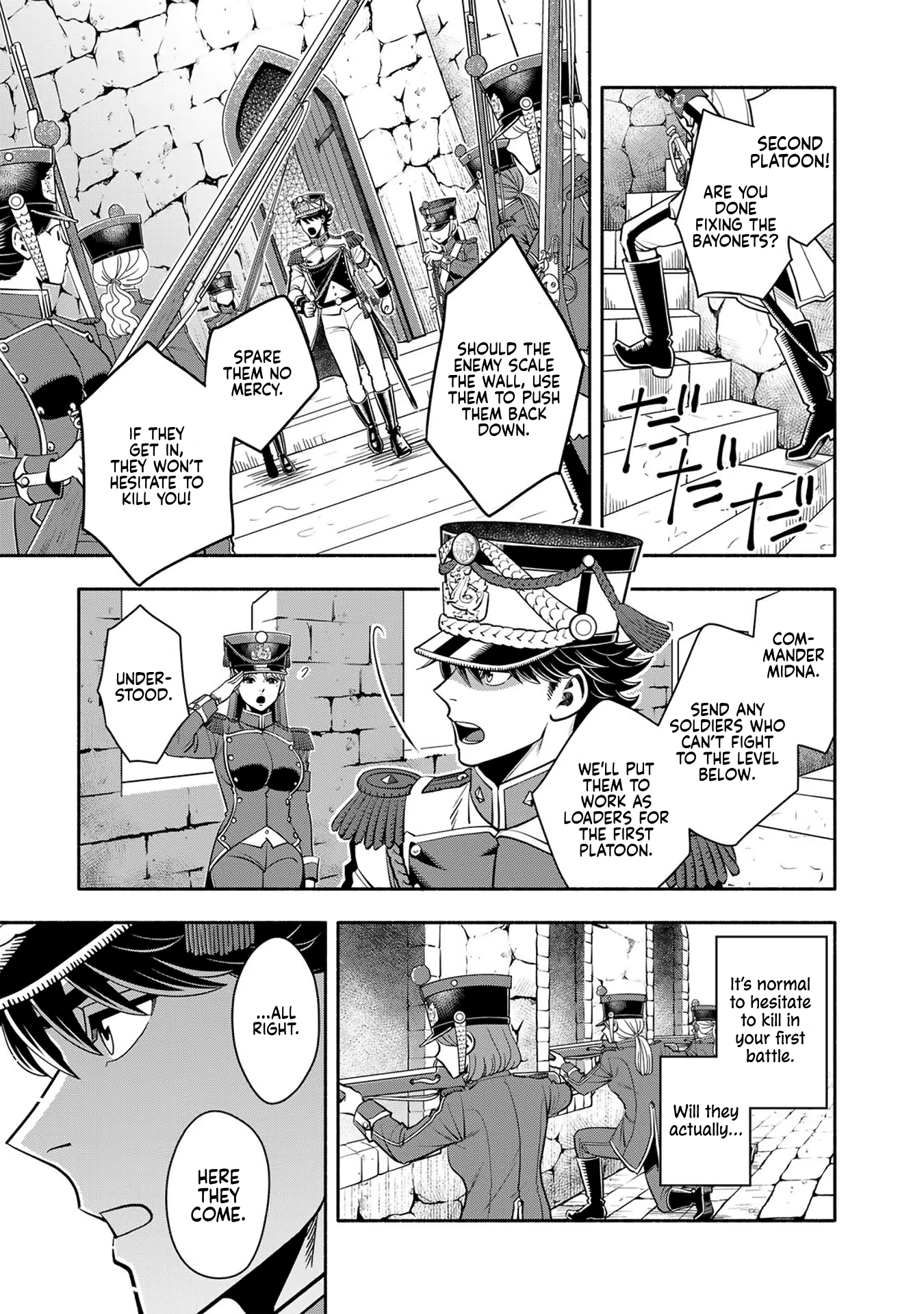 Read Musket Girls! Tensei Sanbou to Senretsu Otome-tachi EN Manga Online