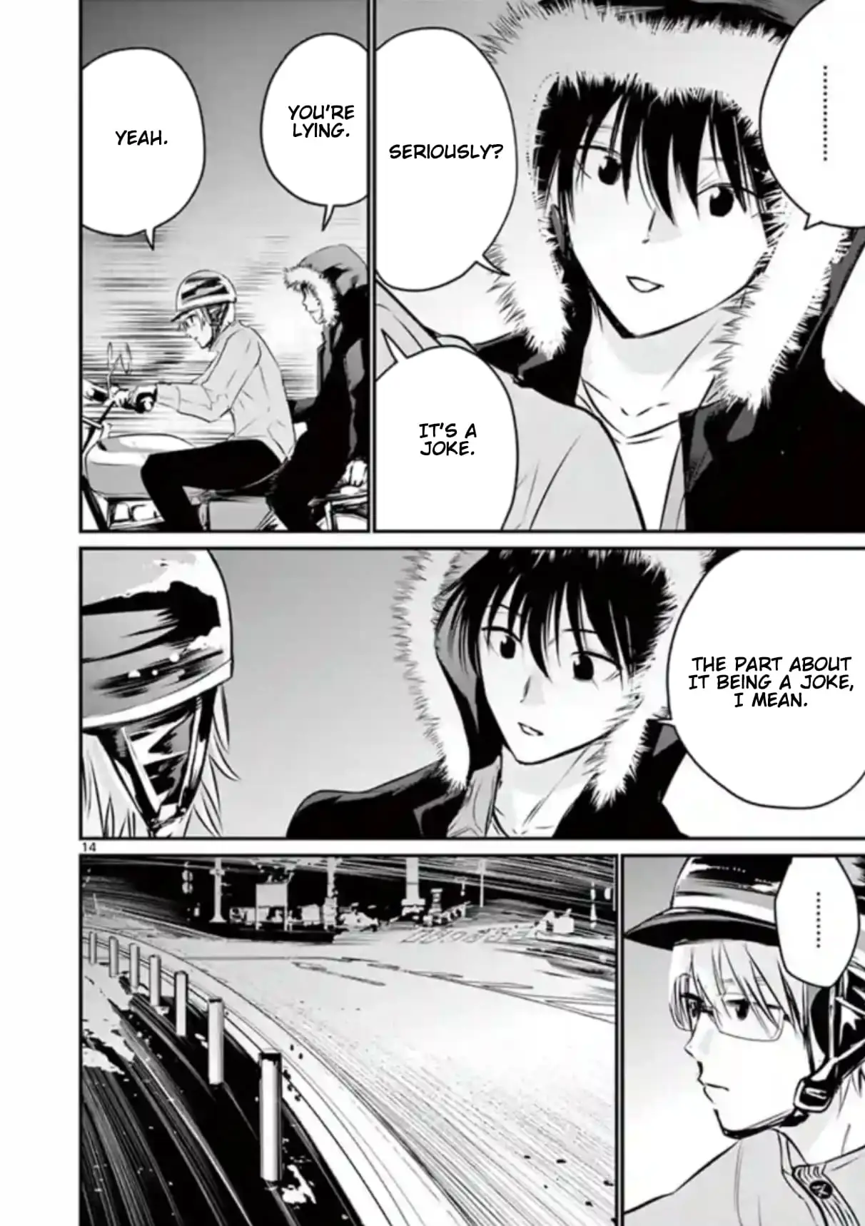 Read Naitou Shishiruirui Messatsu Death Road EN Manga Online