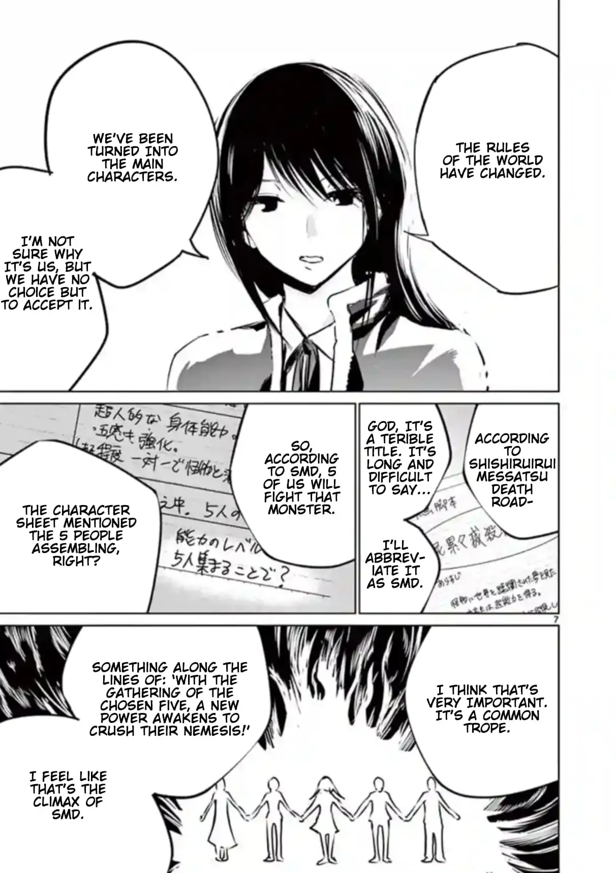 Read Naitou Shishiruirui Messatsu Death Road EN Manga Online