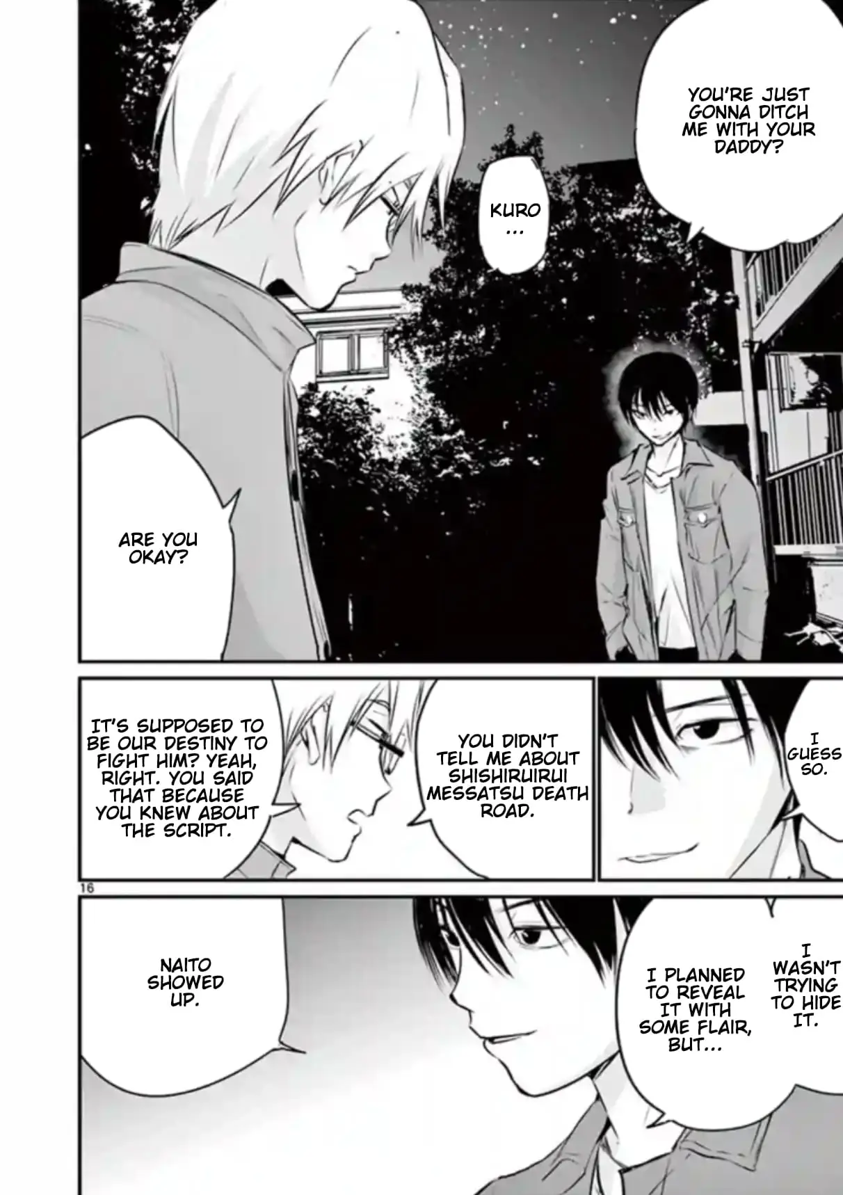 Read Naitou Shishiruirui Messatsu Death Road EN Manga Online