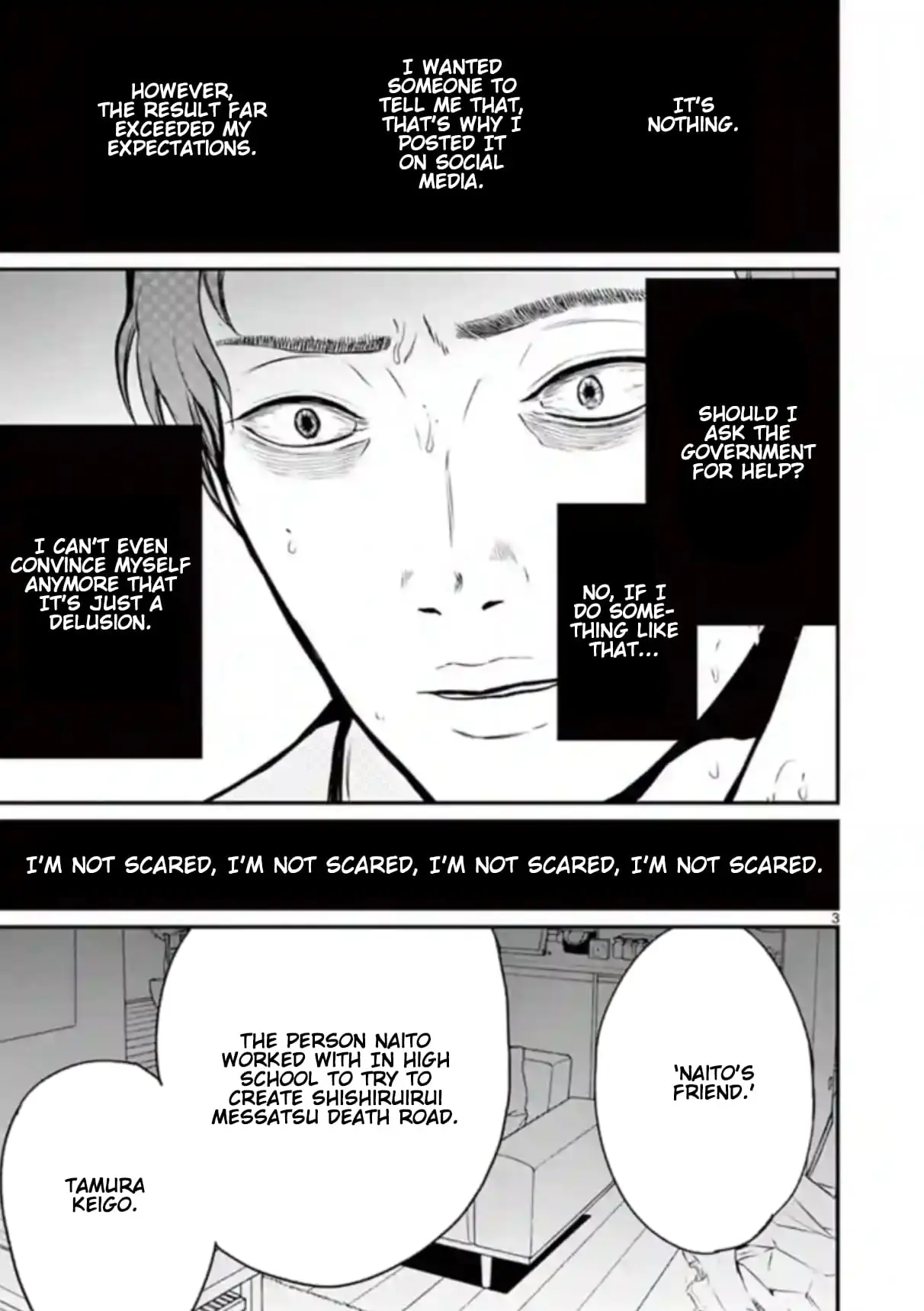 Read Naitou Shishiruirui Messatsu Death Road EN Manga Online