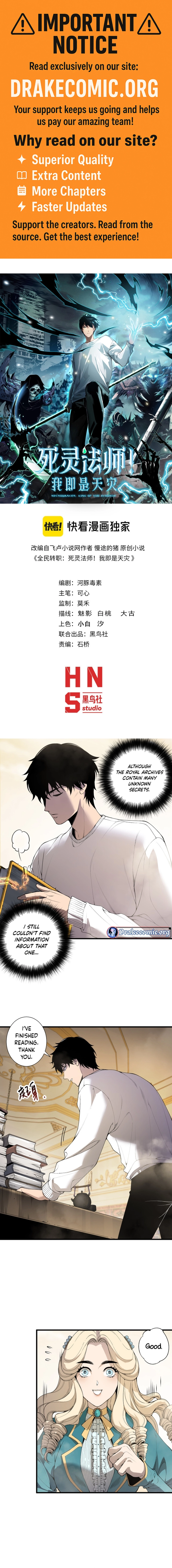 Read Necromancer, the Ultimate Scourge! EN Manga Online