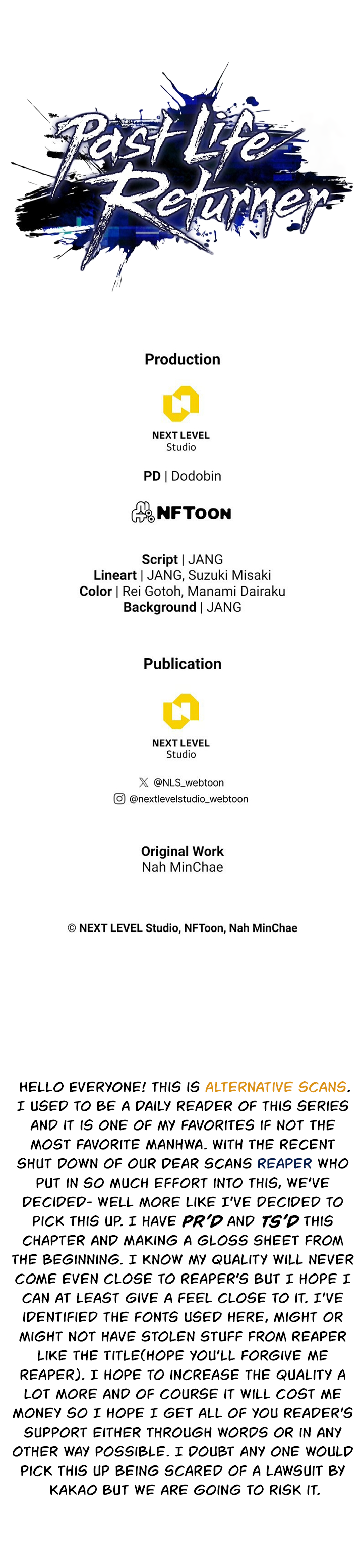 Read Past Life Returner EN Manga Online