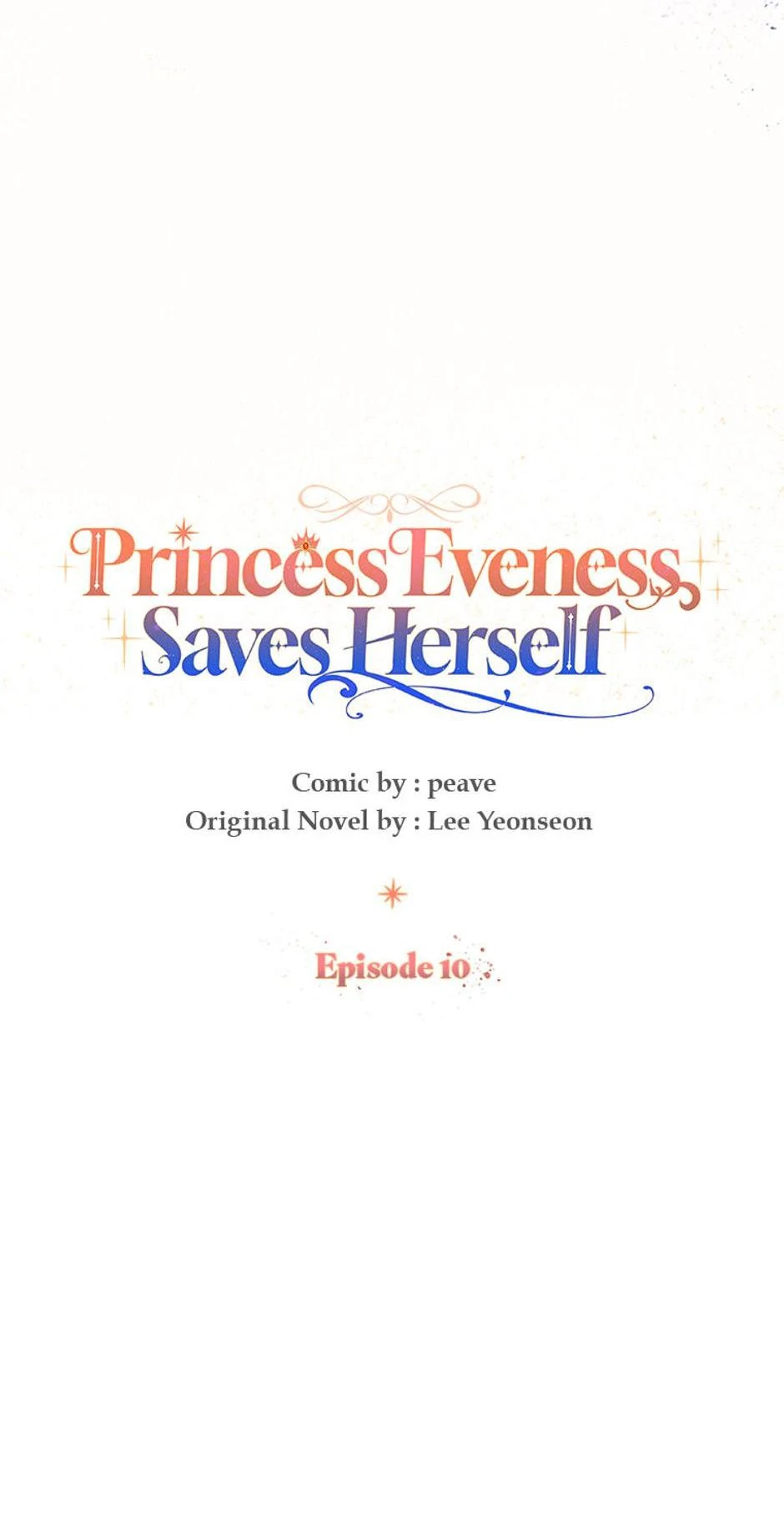 Read Princess Eveness Saves Herself EN Manga Online