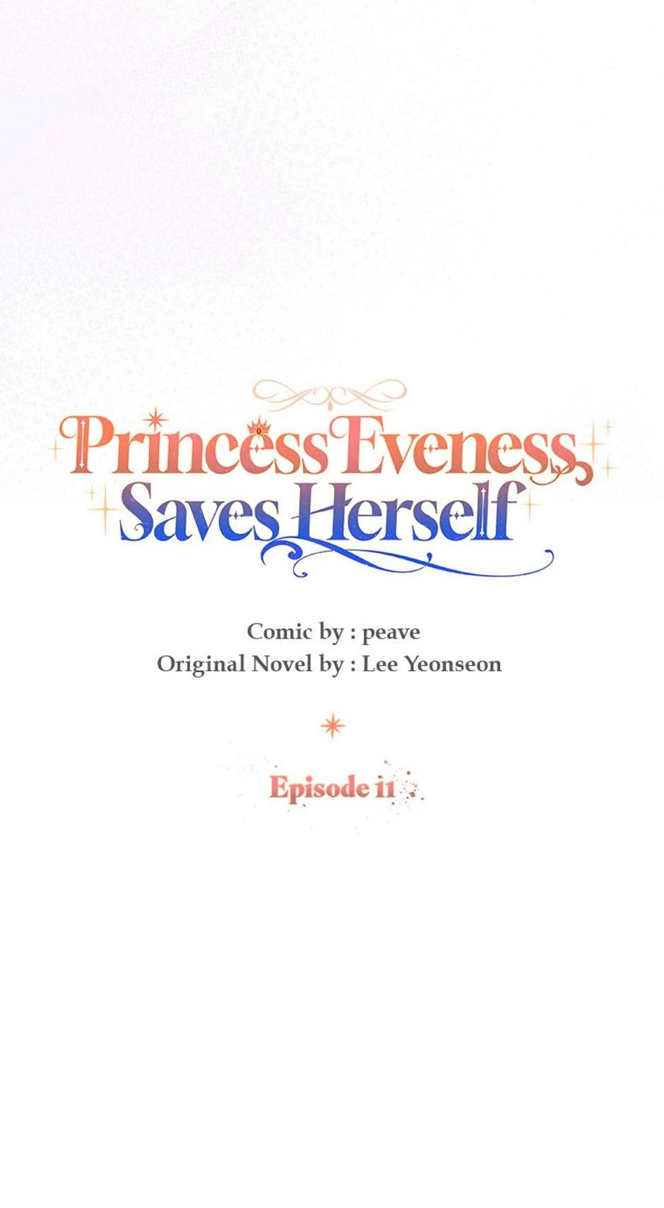 Read Princess Eveness Saves Herself EN Manga Online