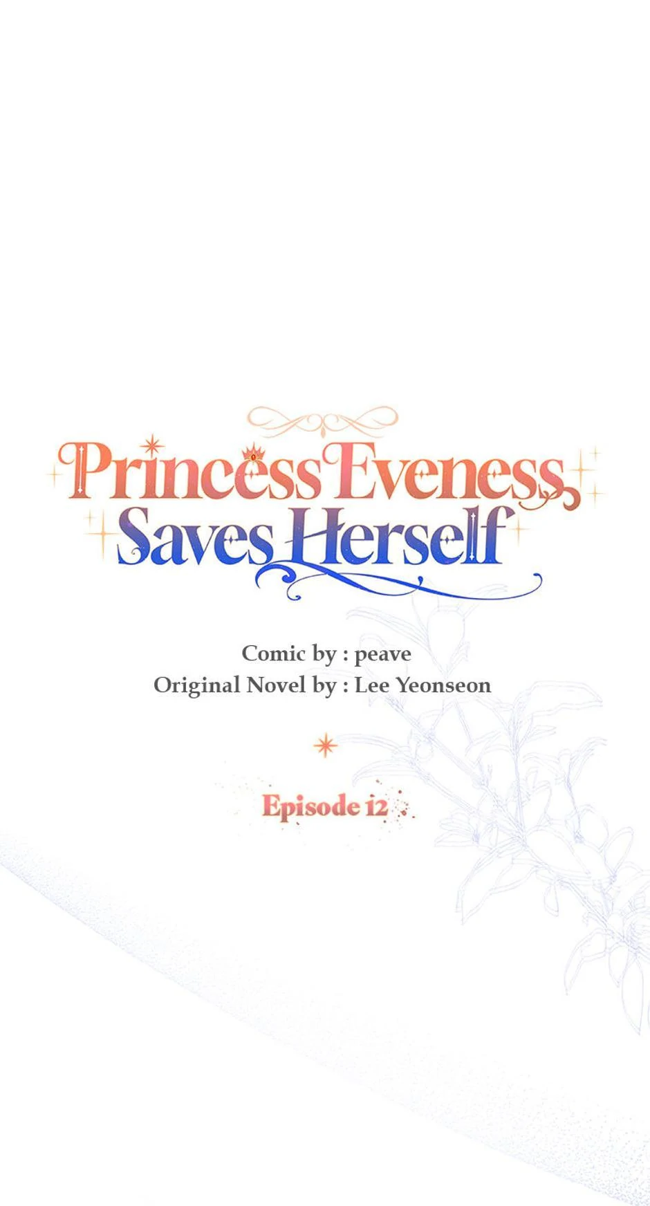 Read Princess Eveness Saves Herself EN Manga Online