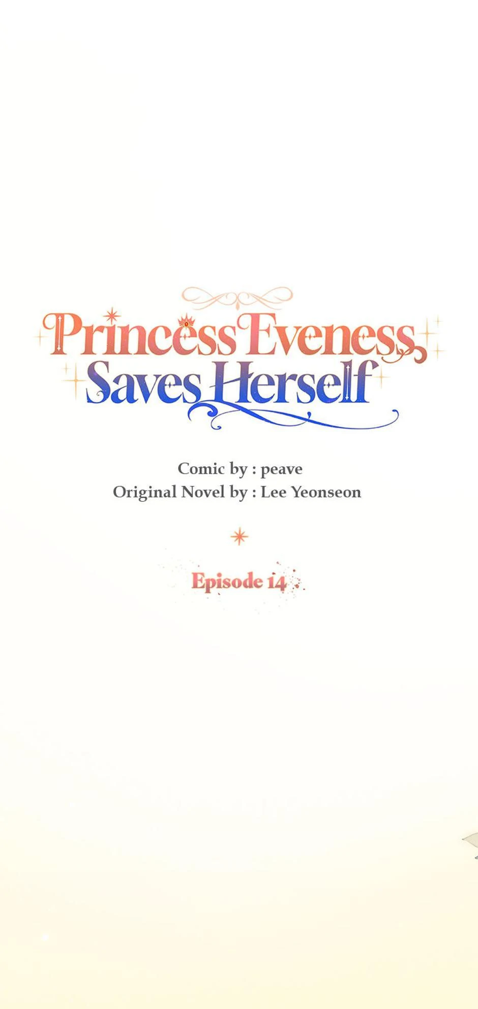 Read Princess Eveness Saves Herself EN Manga Online